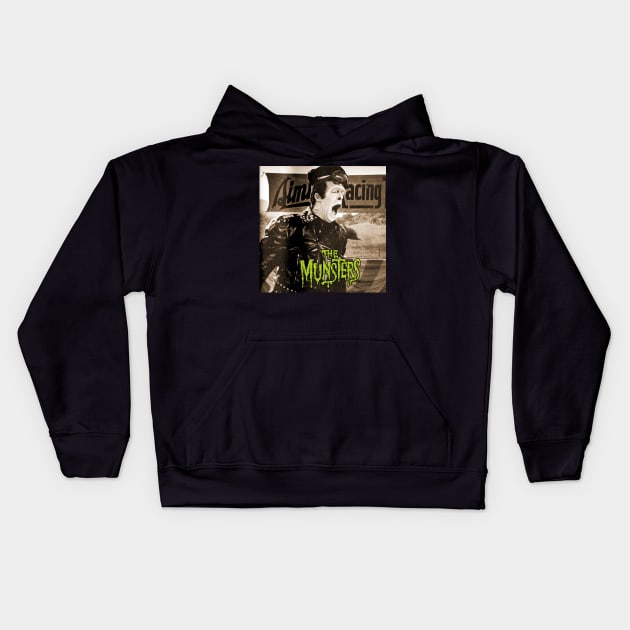 HOTROD FRANKENSTEIN Kids Hoodie by chudd